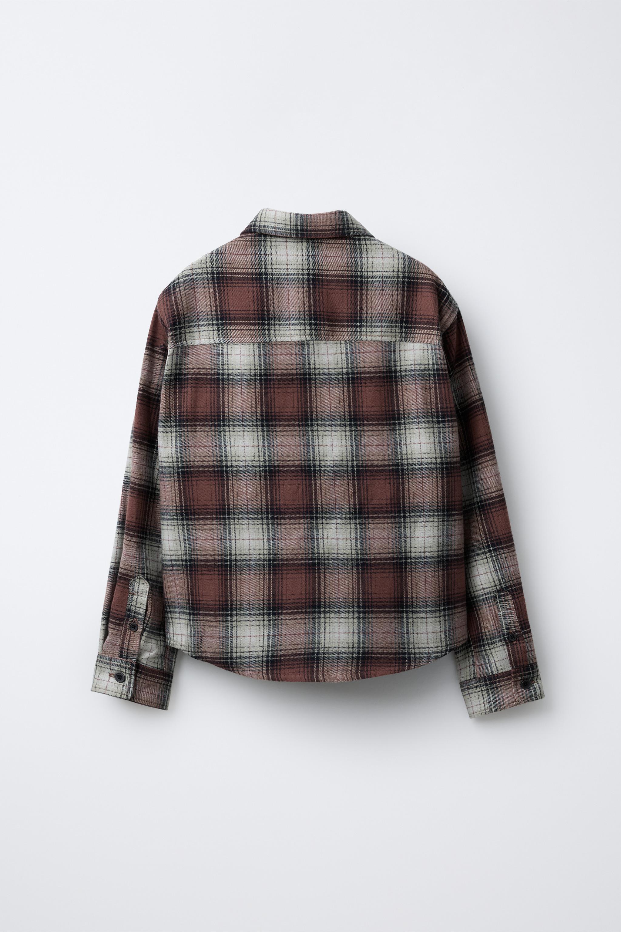 PLAID POCKET OVERSHIRT